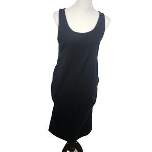 Isabel Maternity women's size 1X black sleeveless stretchy Pullover dress